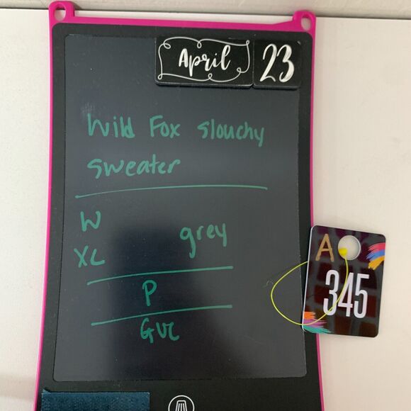 Wildfox Haley Sweater Womens XL Grey V Neck Raglan Brushed Waffle Knit Pullover - Picture 10 of 11